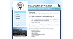 Desktop Screenshot of bellevuespinespecialist.com